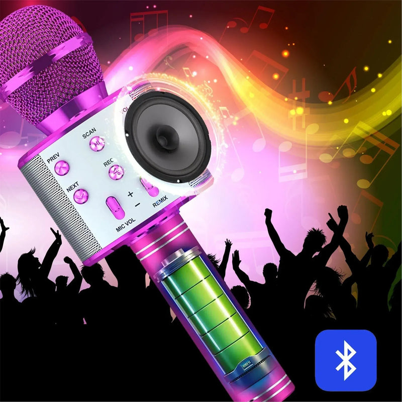 Microfone Karaoke Bluetooth