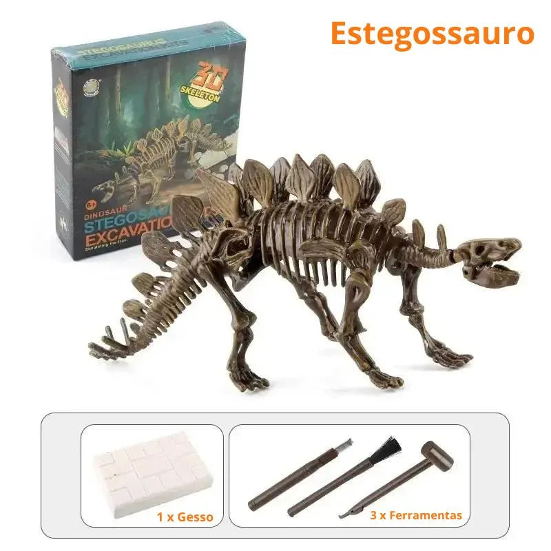 Kit Dinossauro Escavação Arqueológica