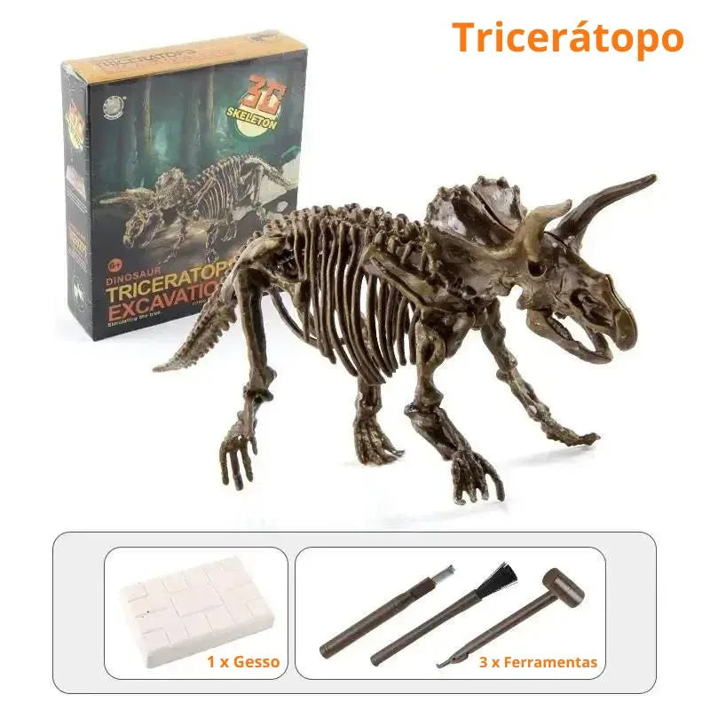 Kit Dinossauro Escavação Arqueológica