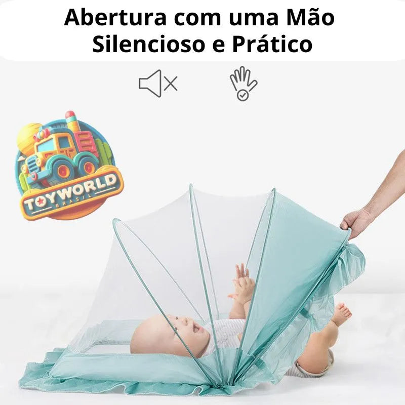 Berço de Bebê Portatil - Anti Mosquito