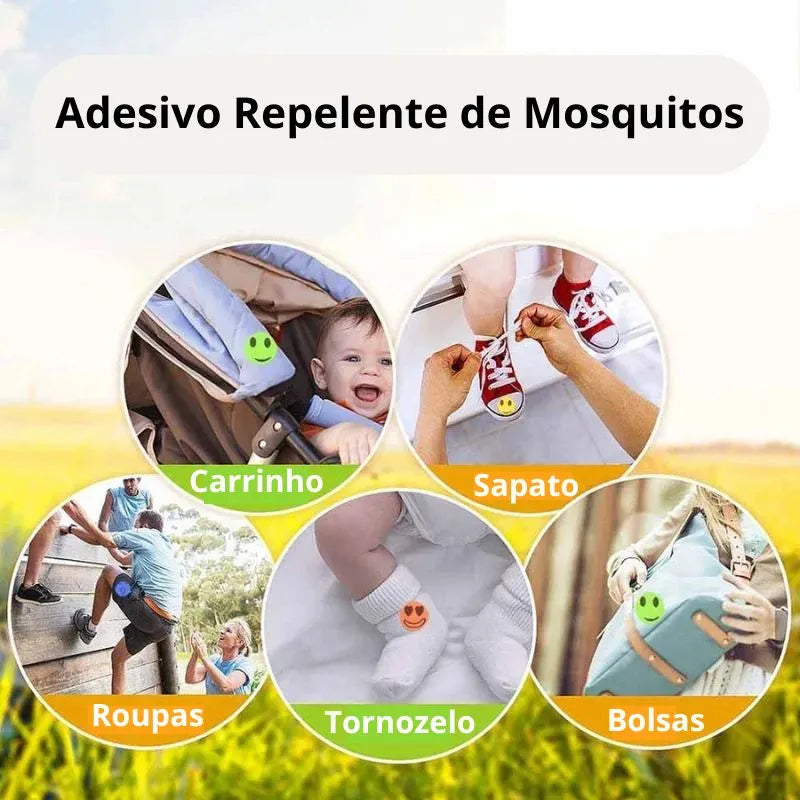 Adesivos Repelentes de Mosquito