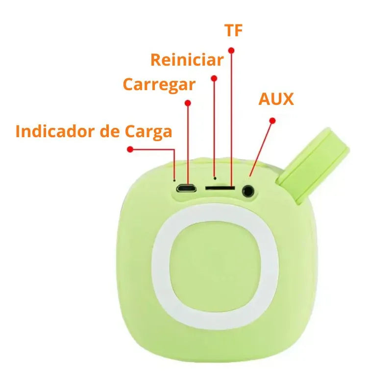 Alto-Falante Bluetooth Ultra-Portátil